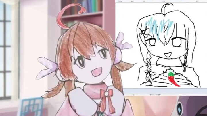 [Xinqi Painting Class] New Girl's Perfect Painting Classroom 01 - Your mother draws your mother