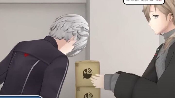 [Luckily, Leos is blindfolded and doesn't have to see this kind of thing] [Poor Leos is being toyed 