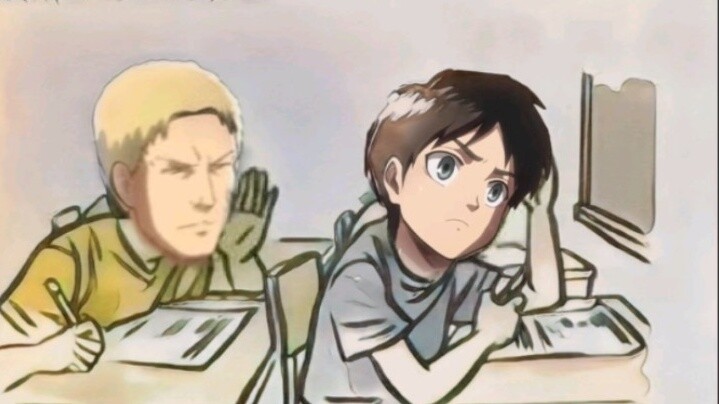 During class, Reiner always couldn't sit still and always wanted me to go to the other side of the s