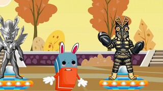 Warna Ultraman terhapus oleh penghapus