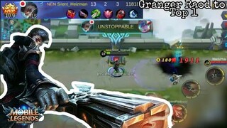 Mobile Legends - Granger Road to Top 1😅 - Heizman YT