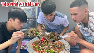 Hữu Bộ | Thử Thách Ăn Gỏi Tép Nhảy Thái Lan Siêu Cay