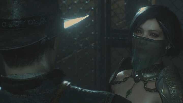 Resident Evil 2: Ada, the female warrior from a mysterious realm—just looking at her figure, you can