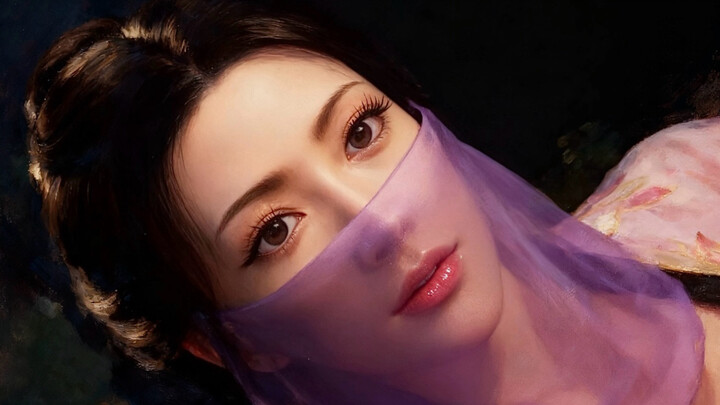 1:1极致修复！爆肝超清南宫婉4个版本建模变迁史