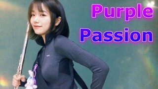 บรรเลงเพลง Purple passion ด้วย concert flute