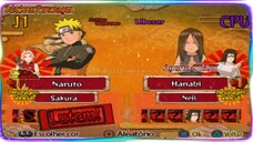 NARUTO VS HANABI - NARUTO ULTIMATE NINJA 6 ANDROID GAMEPLAY