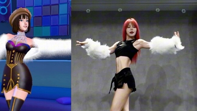 When I was practicing dancing alone, I suddenly stumbled into a game world? ? ? ! ! !