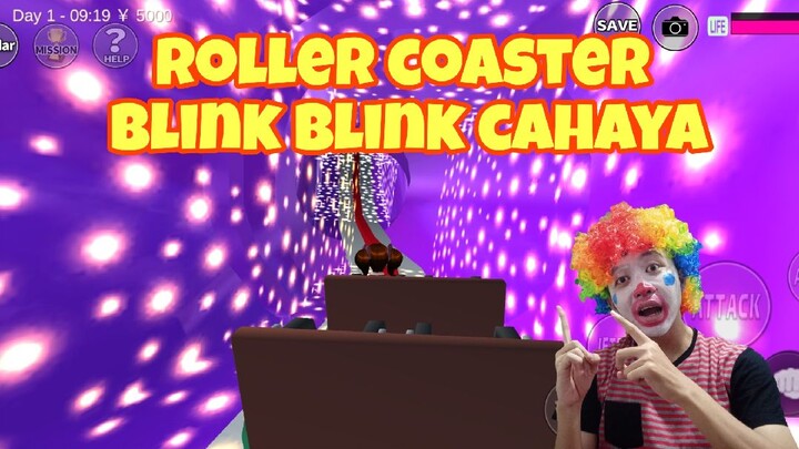 BEGINI ROLLER COASTER BLINK BLINK CAHAYA - SAKURA SCHOOL SIMULATOR PART 2