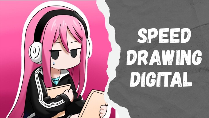 speed draw digital art original caracter (oc)