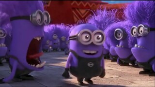 Minions " cảnh tấn công giữa các miniol màu tím kỳ qoái "