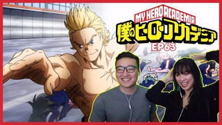 MIRIO VS CLASS 1-A | My Hero Academia Reaction Episode 63 / 3x25