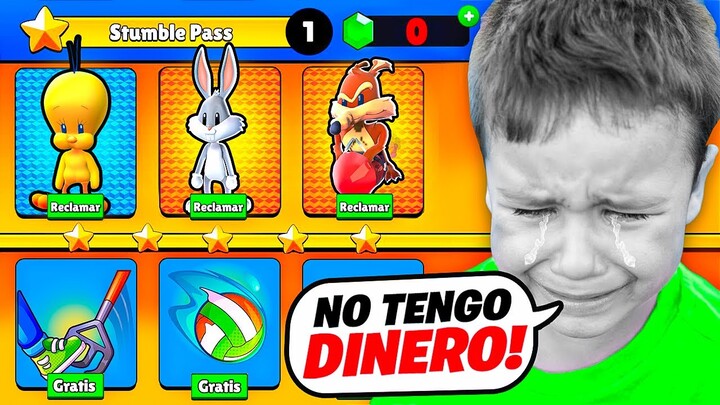 REGALÉ a NIÑOS el NUEVO PASE *LOONEY TUNES* de STUMBLE GUYS! 😱
