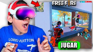 JUGANDO FREE FIRE en EL APPLE VISION PRO !! | TheDonato