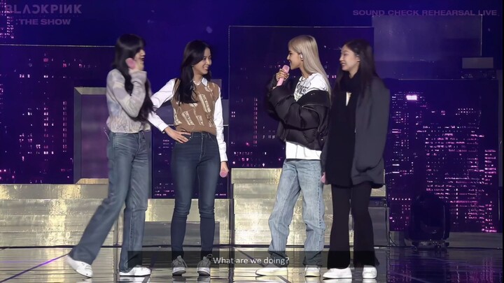 BLACKPINK - 2021 [THE SHOW] SOUNDCHECK REHEARSAL LIVE