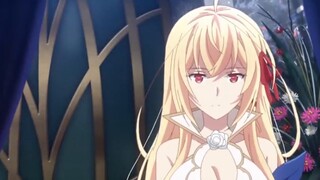 The princess was confronting an enemy boy, and accidentally stepped on empty air and fell into the b