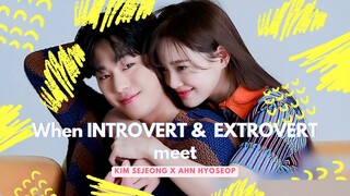 Kim Sejeong & Ahn Hyoseop Off-cam moments: When INTROVERT & EXTROVERT meet #abusinessproposal