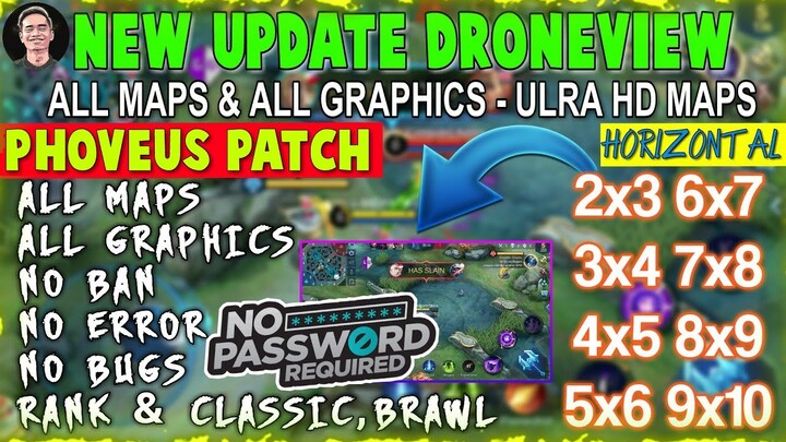 NEW UPDATE PHOVEUS PATCH | HORIZONTAL DRONE VIEW | PATCH 1.5.78 | WORKING ALL GRAPHICS