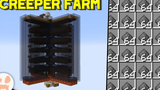 MINECRAFT CREEPER ฟาร์มกวดวิชา ดินปืนอัตโนมัติง่าย ๆ Minecraft 118+