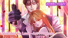 Shielded by Love – Art Progress