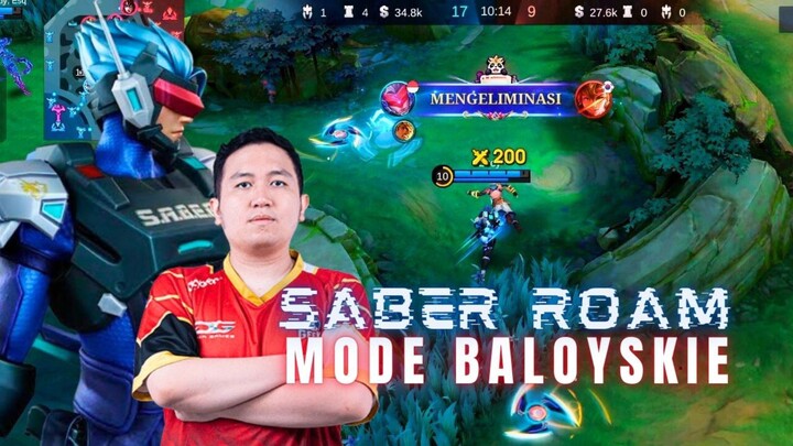 Awas Saber Roam mode Baloyskie ni Boss.. Senggol dong!!