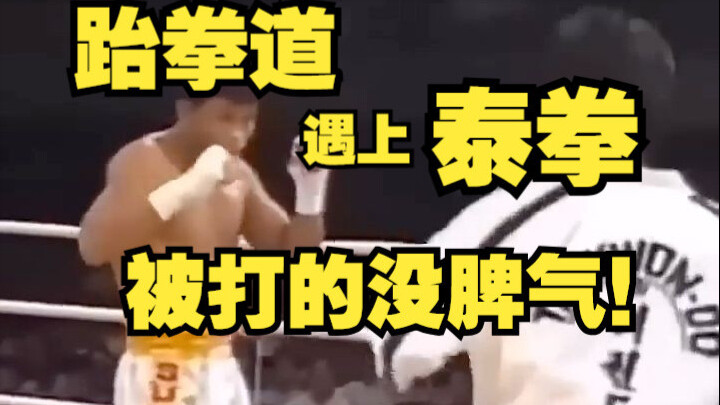 Khi taekwondo gặp muay thái... bị đánh đến mức không còn họng để cãi!