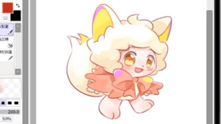 【板绘】懒羊羊小狐狸