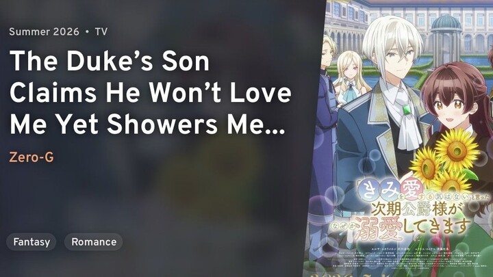 EP 1 - Kimi wo Aisuru Ki wa Nai to Itta Jiki Koushaku-sama ga Nazeka Dekiai shit