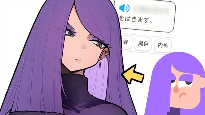 How to draw the Duolingo girl in Honkai Impact