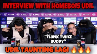 UDIL TAUNTING LAGI DI INTERVIEW SELEPAS MARA KE MSC 2024 🔥 - “THINK TWICE BUDDY”