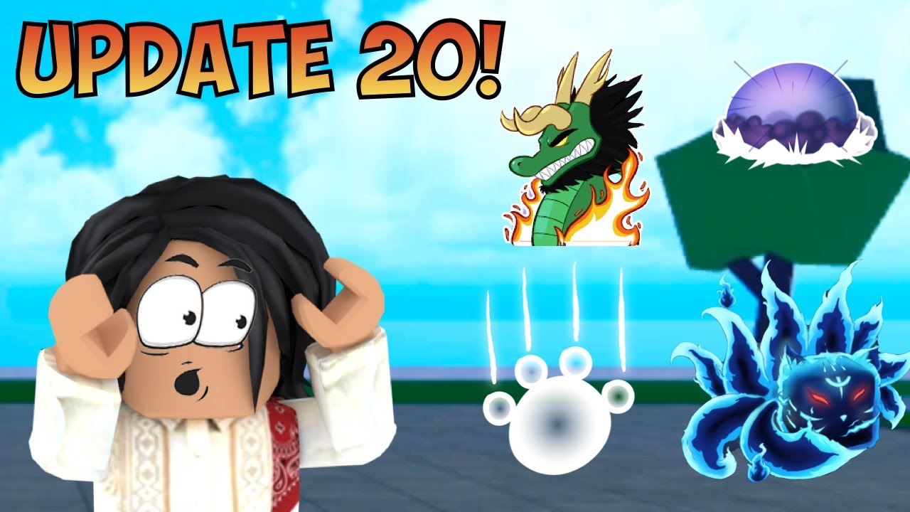 Roblox | FRUTAS FISICAS, BLOX FRUIT, UPDATE 20!!