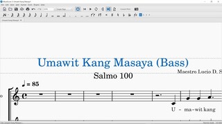 Bass Study Guide - Umawit Kang Masaya by Lucio D. San Pedro