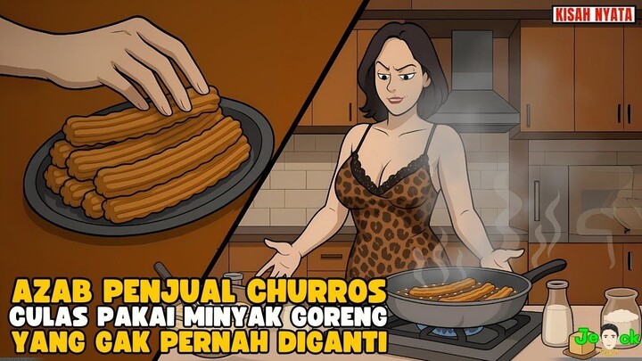 AZAB PENJUAL CHURROS CURANG PAKAI MINYAK GORENG YANG GAK PERNAH DIGANTI  ANI