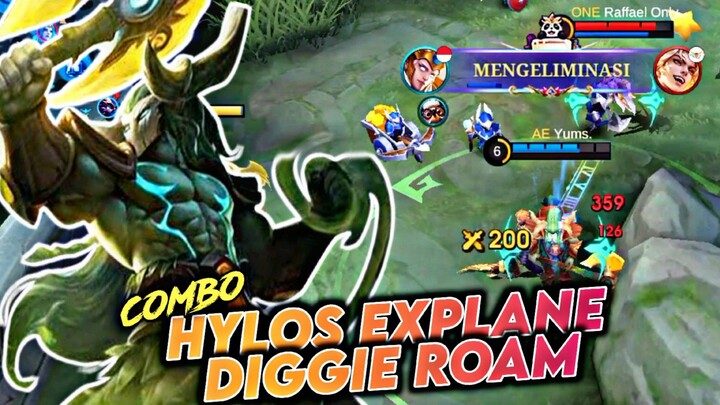 Combo Diggie x Hylos, Cocok Untuk Main Party - Mobile Legends