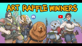 DnD Character Art Raffle Winners