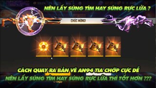 Free Fire| Cách quay bản vẽ vòng quay chế tác AN94 cực dễ ra nhiều như mưa- Thừa cả chục bản vẽ