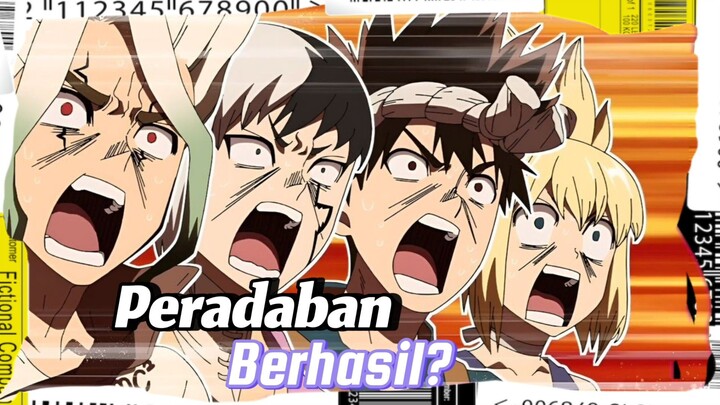 REVIEW ANIME "DR. STONE" membangun ulang peradaban di zaman batu 🔥