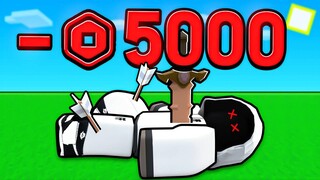 Roblox Bedwars But If I LOSE, I Give Away $5,000..