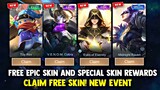 NEW! GET FREE EPIC SKIN AND ELITE SKIN! FREE SKIN! (CLAIM NOW!) NEW EVENT | MOBILE LEGENDS 2022