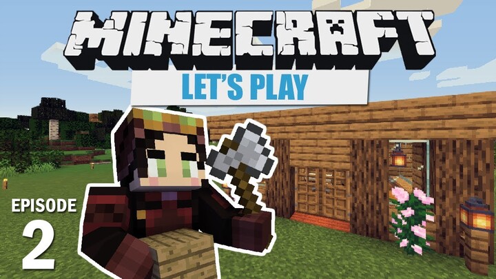 [EP. 2] - Minecraft 1.14 Let's Play - OUR FIRST HOUSE!