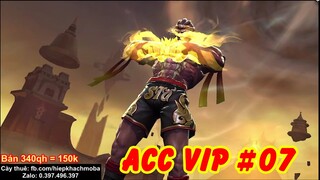 Acc Vip giá rẻ mã #07 - 71 tướng 77 Trang phục Rank Ct 13 Sao giá chỉ 600k