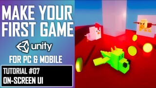 HOW TO MAKE YOUR FIRST GAME IN UNITY ★ #07 - ON-SCREEN UI ELEMENTS ★ LESSON TUTORIAL ★ JIMMY VEGAS