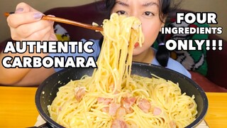 AUTHENTIC CARBONARA | 4 INGREDIENTS ONLY!! (NO ALL PURPOSE CREAM NEEDED)