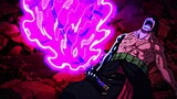 Zoro loses control of Enma haki power Vs. King - One Piece 1058