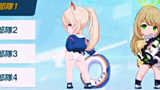 [Alice Gear Aegis] Two Standing Poses for Conner SD Figure in Swimsuit (Creator: YouTube @Countersid