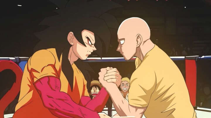 Goku vs Saitama - Arm wrestling (Fan Animation)