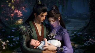 Han Li and Zi Ling, sweet feather tribe couple costume