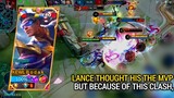 LANCELOT THOUGHT HE'S THE MVP 😂 | BRUNO BEST BUILD AND EMBLEM MLBB