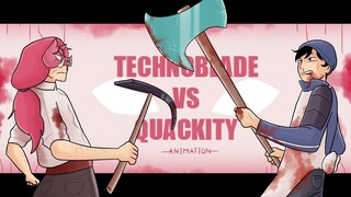 Technoblade vs Quackity | Dream SMP animation | FULL FIGHT