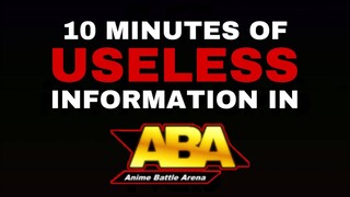 10 Minutes of Useless ABA Information | Anime Battle Arena