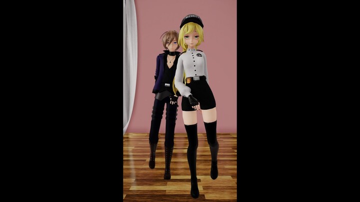 ☂️Umbrella Remix☂️Michael Afton x Vanessa/Vanny【fnaf security breach mmd/fnaf mmd/fnafsl mmd】#shorts